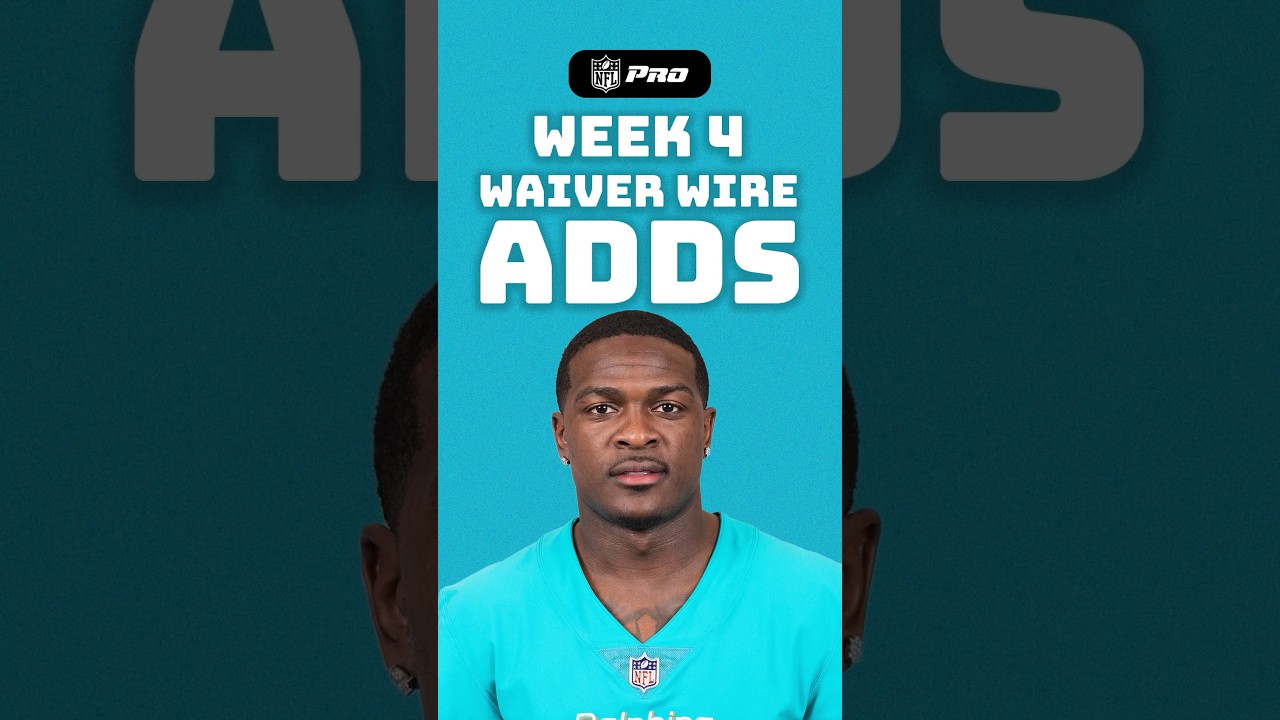Top Week 4 Waiver Wire Adds!