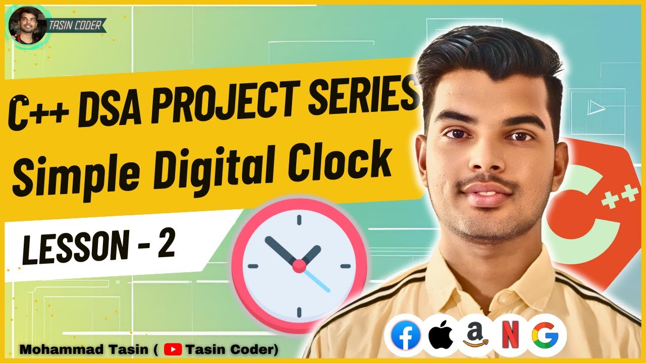 How to Create a Simple Digital Clock in C++ | Beginner Project Tutorial ...