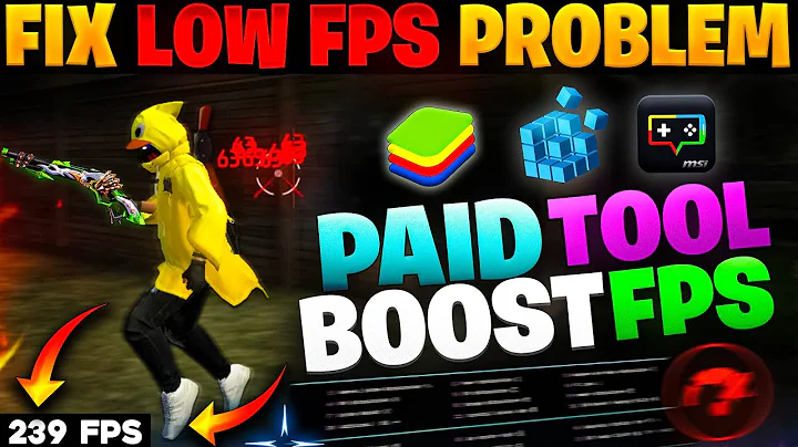 Get 240+ FPS ⚡ Best FPS Boost Optimizer Tool For Low End PC Free Fire Lag Fix | BlueStacks 5 | MSI 5