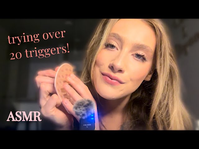ASMR Trying 25 Triggers in 30 minutes!
