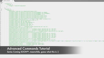 Minecraft Advancement Commands Tutorial SOON™ (Adv Commands)