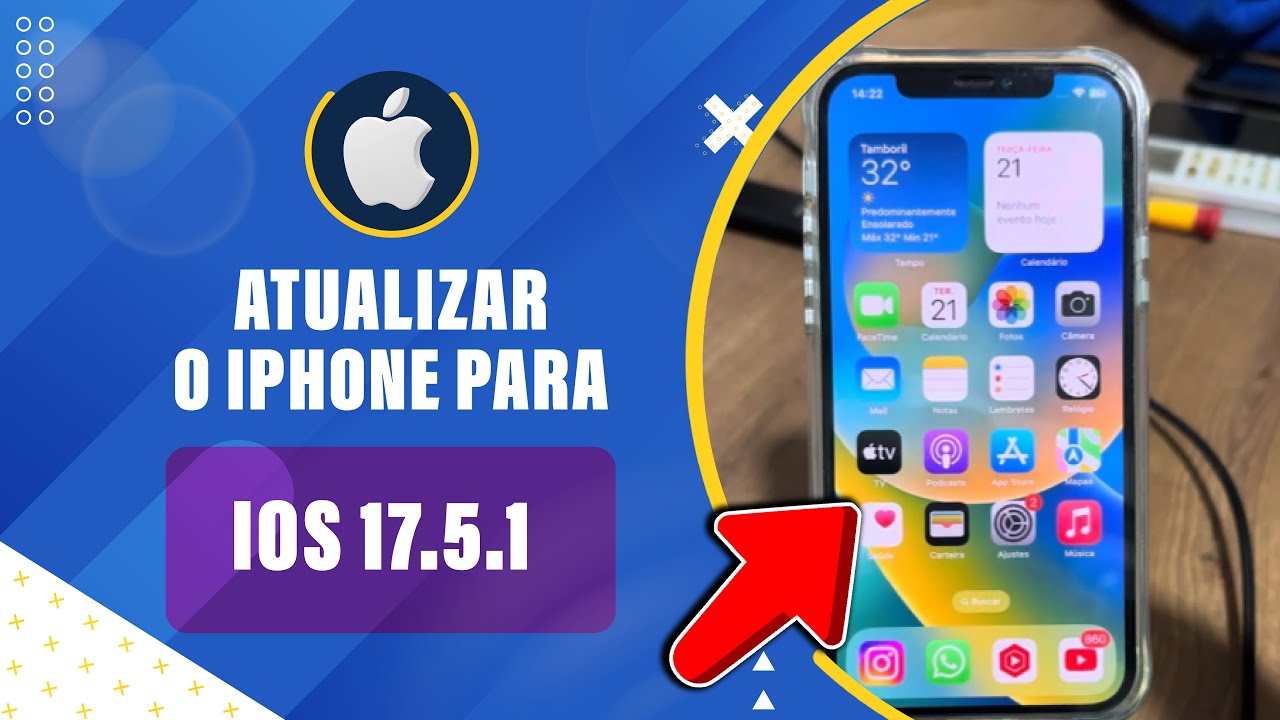 COMO ATUALIZAR O IPHONE PARA IOS 17.5.1 - YouTube
