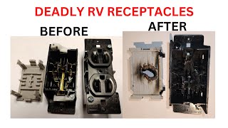 How to Prevent Your Next RV Electrical Fire, Beware of Cheap RV Receptacles