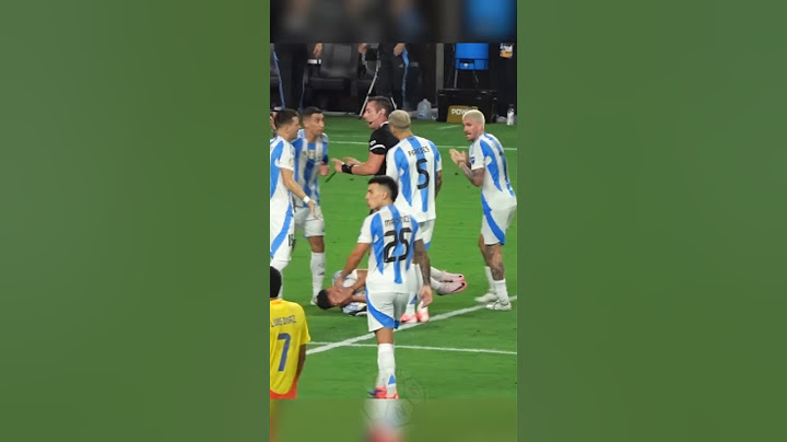 Argentina vs Colombia 1-0 😔 Copa America Final 🔥
