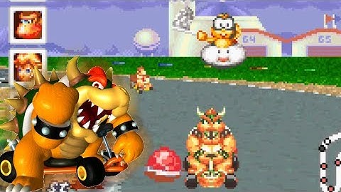Lightning Cup 100cc Grand Prix as Bowser - Mario Kart: Super Circuit