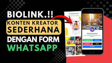 Biolink Keren Khusus Content Creator Portofolio & Chat WhatsApp Jadi Satu!