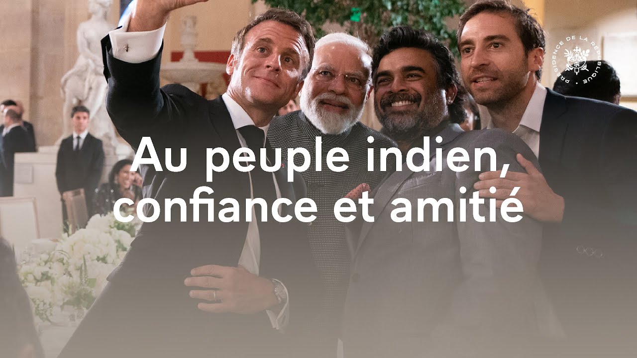 Au peuple indien, confiance et amitié.