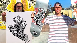 How Skateboard Art Gets Made w/ Jake Wooten & Mark Dean Veca | Santa Cruz Skateboards