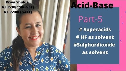 Acid-base CSIR-NET, IIT-JAM, GATE