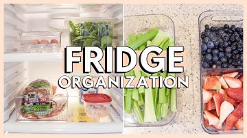 Refrigerator Organization Ideas 2021 | Declutter, Clean & Organize with Me + Fridge Organization
