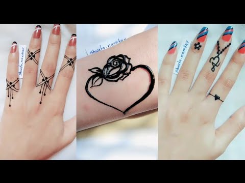 #Mehndi // Easy Mehndi Design Trick // Latest Mehndi Design for Hand ...