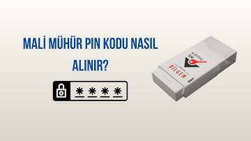 Mali Mühür Pin Oluşturma ve Kilit Çözme Nasıl Yapılır? (KAMU SM Uygulamalı Rehber) #malimühür #2025