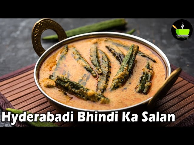 Hyderabadi Bhindi Ka Salan Recipe | Bhindi Salan | Okra Salan | Bhindi Recipes | Veg Curry Recipes | She Cooks