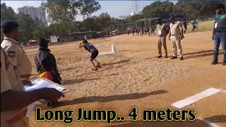 Long jump 4 meters PET Start
