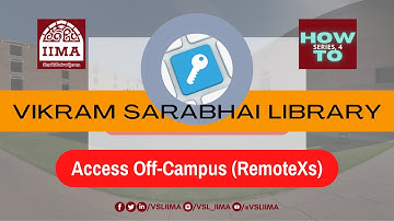 How to Access VSL Resources from Off Campus through Remote Access | VSL How To Series | Video 4