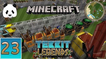 🐼 MINECRAFT: TEKKIT LEGENDS - EP.23 - Automated Solar Panel Factory pt.1/3