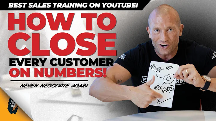 How To Close Every Customer On Numbers! Never Negotiate Again // Andy Elliott