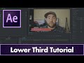 How to Create Lower Thirds With AFTER EFFECTS | Money Lab