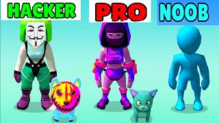 NOOB vs PRO vs HACKER  Push'em All
