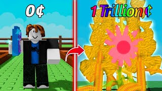 I Started With Only Exotic Flower Seed To Become Trillionaire In Grow Garden