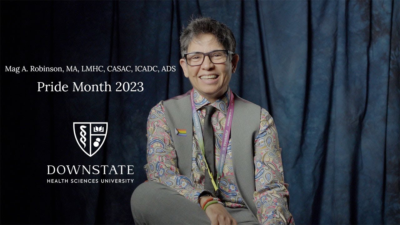 SUNY Downstate celebrates Pride Month with Mag Robinson - YouTube