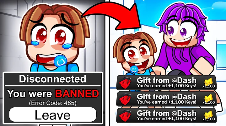 8 Year Old KID Got BANNED.. So I Surprised Him With a NEW ACCOUNT! (Roblox Rivals)