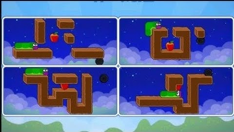 Apple worm game walkthrough ( all levels)