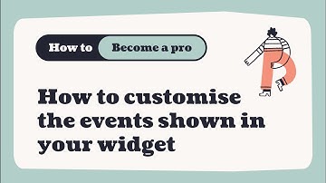 How can I customise the events shown in my Ticket Tailor widget on my website