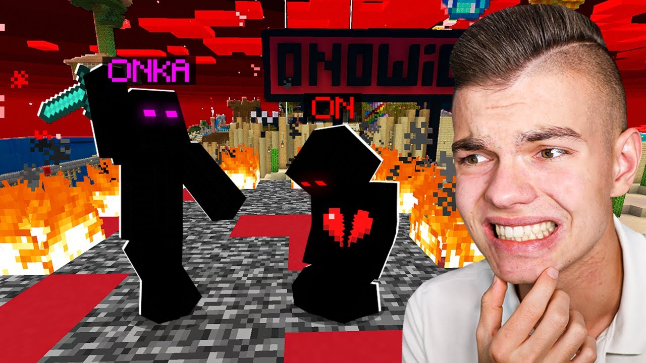 ZRYWAM Z "ON" jako "ONKA" w Minecraft... (złamałem mu serce)