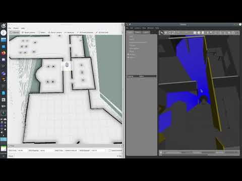 ROS Navigation Bot using AMCL and G-mapping