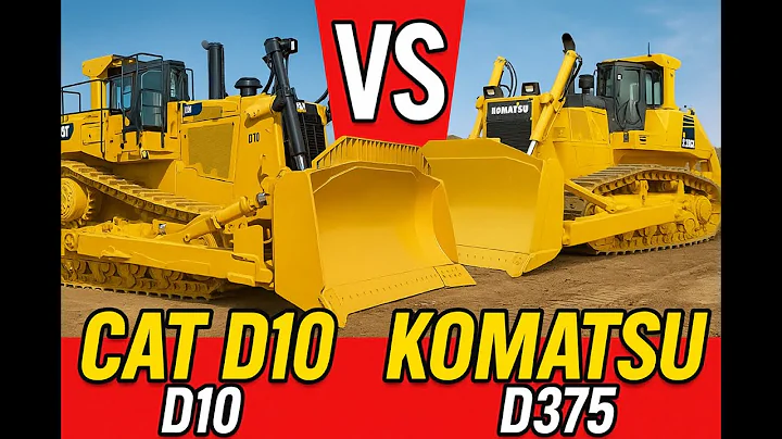 Caterpillar D-10 vs Komatsu D-375 Who Crushes More Dirt?