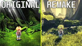 Star Ocean: The Second Story Remake vs Original Early Graphics Comparison