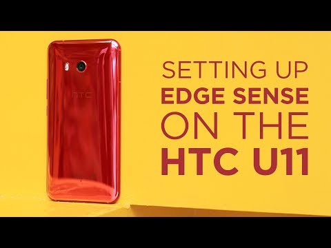 HTC U11: How to set up Edge Sense