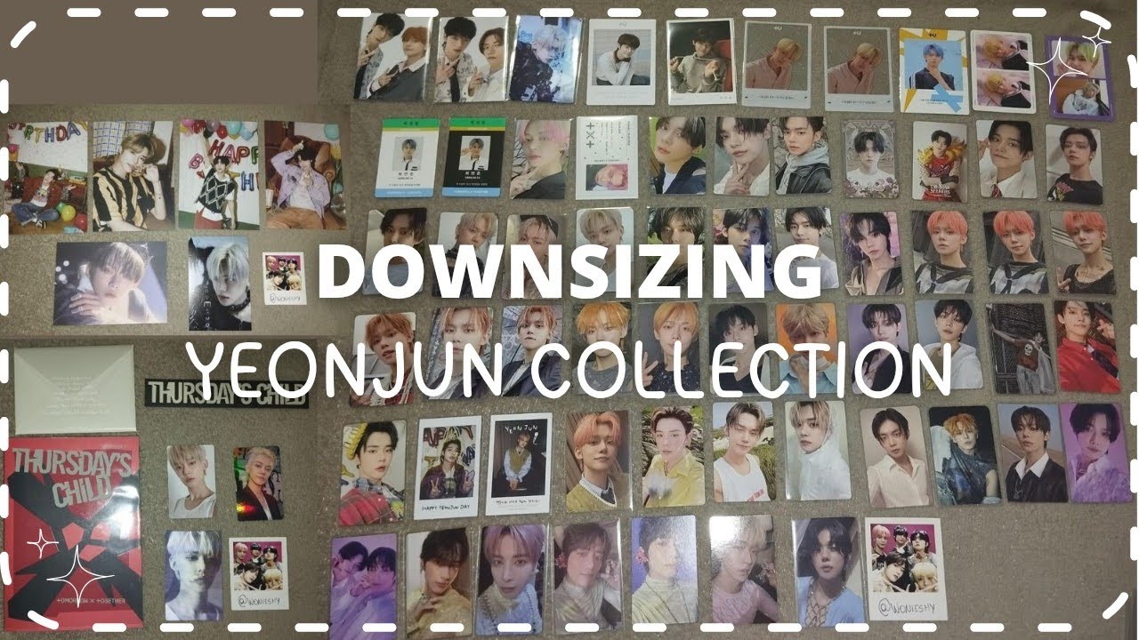 DOWNSIZING MY YEONJUN COLLECTION - YouTube