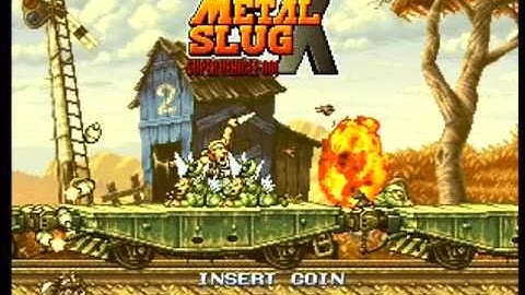 Metal Slug X: Attract Mode Neo Geo SNK MVS Retro Arcade Terrorists