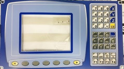 Zeramento "X" Comando MCS CNC