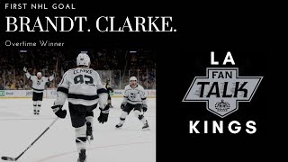 Brandt Clarke's 1st NHL Goal is OT Game Winner | Kings beat Bruins