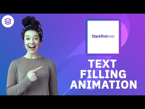 Text Filling CSS Animation | HTML CSS