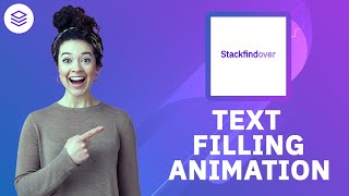 Famous Text Filling CSS Animation | HTML CSS Net Worth