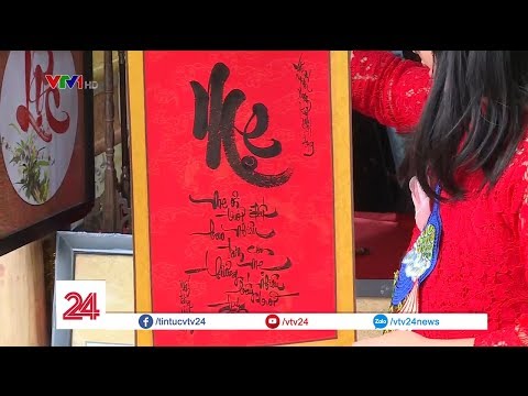 Video Nét đẹp xin chữ đầu xuân | VTV24 - youtube