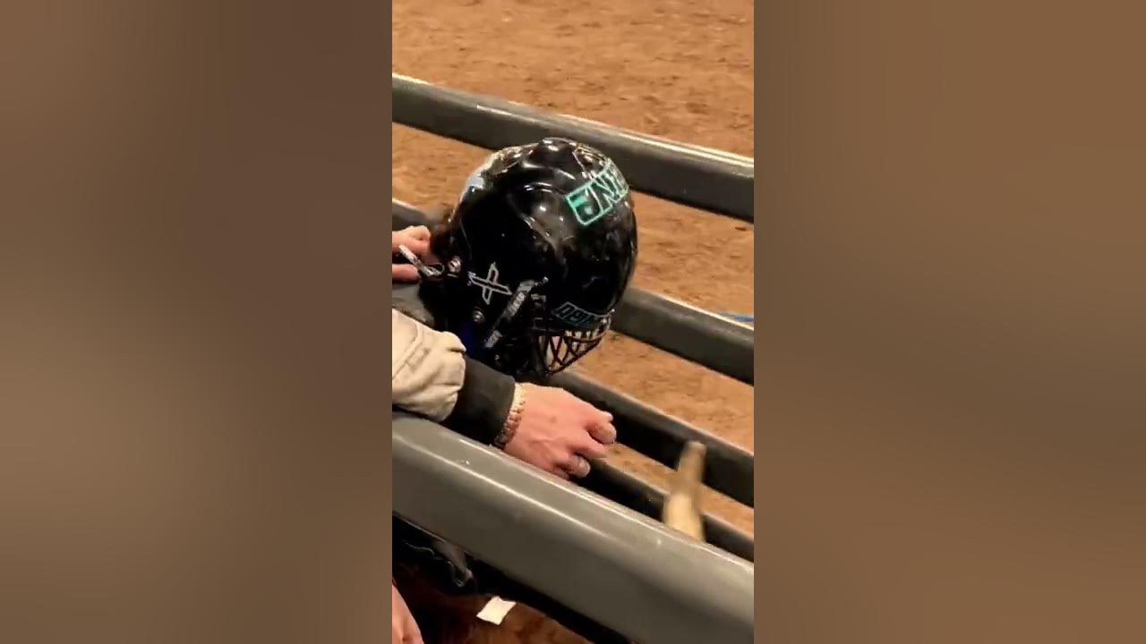 Jed Moore bull riding clinic . (Special thanks to Elizabeth Stampede