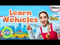 Learn vehicles with miss sarah  wheels on the bus  sight words  toddler leaning