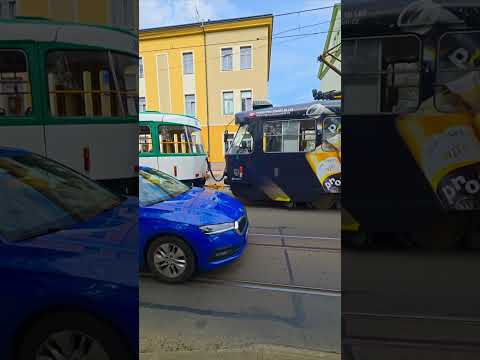 Tramvaje PLF a PV - Nádraží Liberec #tram #t3 #czech #2026 #shorts #tramvaj