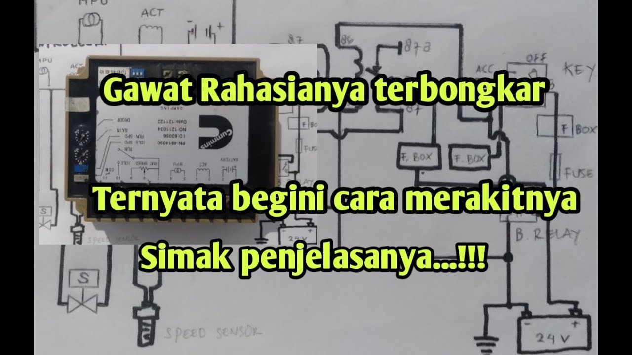 Gambar wiring diagram dan pembahasannya ||komatsu PC 200-6