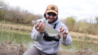 How To Catch CATFISH in Cold Water (EAST FORK TRINITY RIVER)