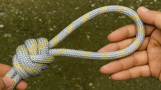 How To Tie The Figure 9 Loop Knot Strong Secure Knot For Camping Survival