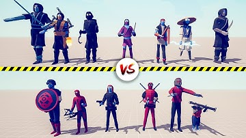 Marvel Team vs Mortal Kombat Team (Totally Accurate Battle Simulator) Tabs