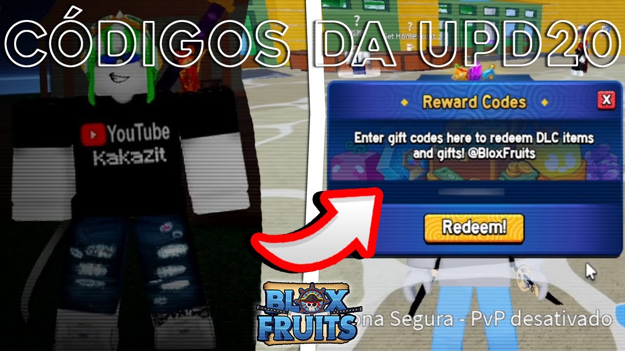 Descubra Agora: Todos os Códigos Blox Fruits Ativos (Dezembro 2023) do Update  20 e as Novas Frutas Incríveis!