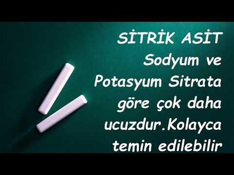 Video: Günlük Yaşamda Sitrik Asit: Neden Iyidir?