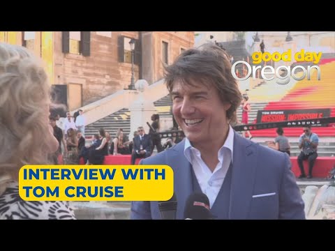 Tara Hitchcock talks with Tom Cruise about 'Mission: Impossible – Dead Reckoning Part One'